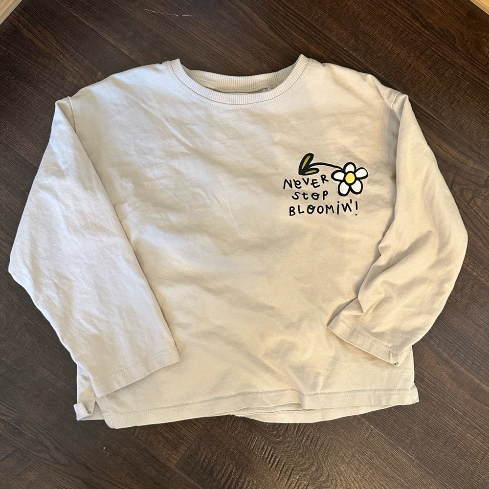 Zara cream Graphic T-Shirt